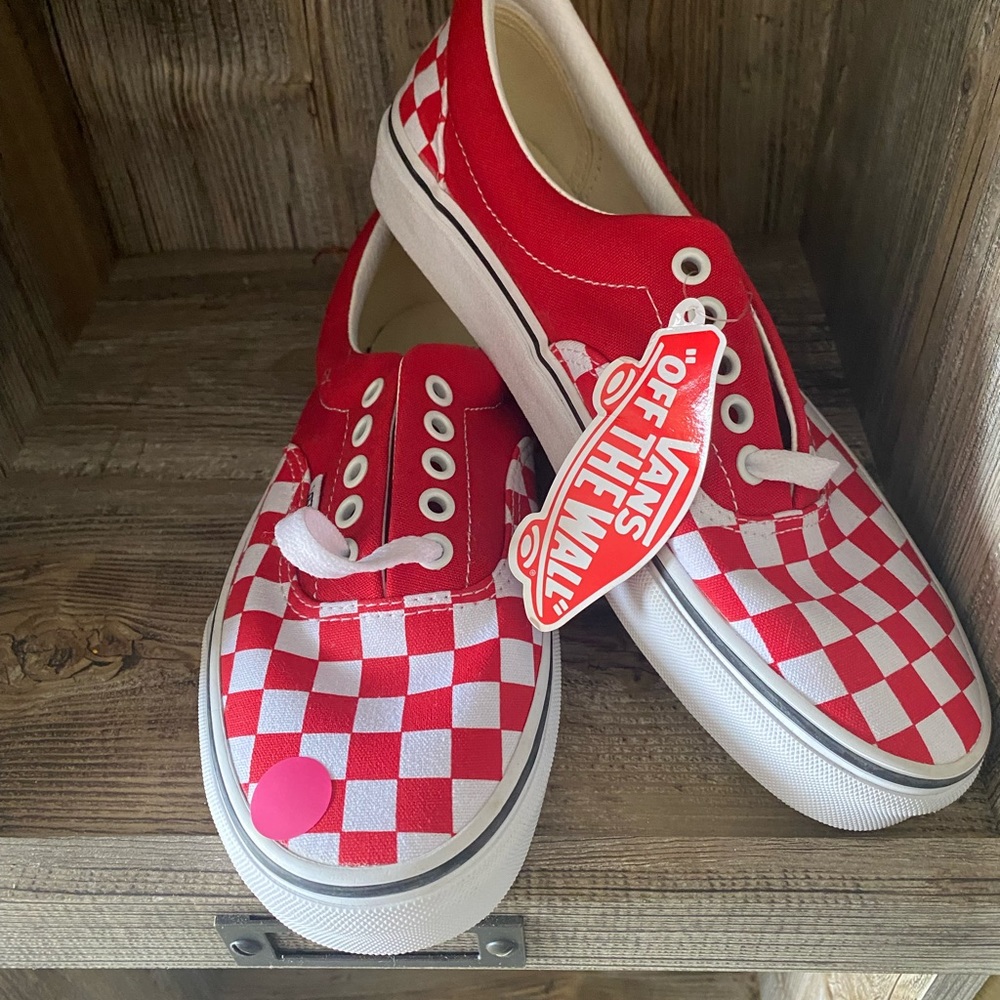 Red checker vans
